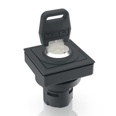 RAFI IP65 Key Switch 1-Way Tubular-Key [1.30.096.501/0000]; 525-097