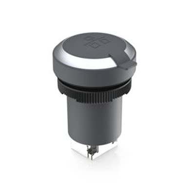 RAFI RAMO 22 F Series Single-Port RJ45 USB Feed-Through, CAT 5 [1.10.099.201/0078]; 525-190