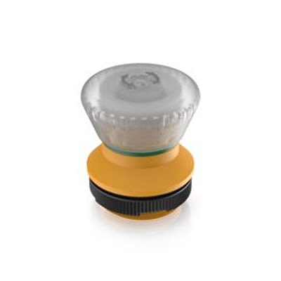 RAFI RAFIX 22 FS Series Latching Emergency Stop Push Button, PCB, 22.3mm Cutout, DPST, IP65 [1.30.273.312/2200]; 525-441