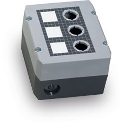 RAFI Light Grey RAFIX Enclosure - 2 Hole 16.2mm Diameter [1.20.820.001/0000]; 525-526