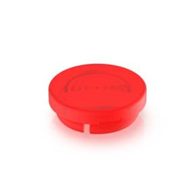 RAFI Red Circular Push Button Lens for Use with Push Buttons [5.49.255.001/1300]; 525-678