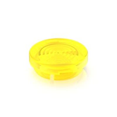 RAFI Yellow Round Push Button Switch for Use with Dome [5.49.255.001/1400]; 525-961