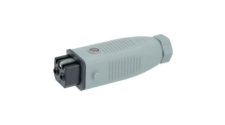 Hirschmann, ST IP54 Grey Cable Mount 2 + PE Industrial Power Socket, Rated At 10A, 250 V [STAK 200]; 527-468