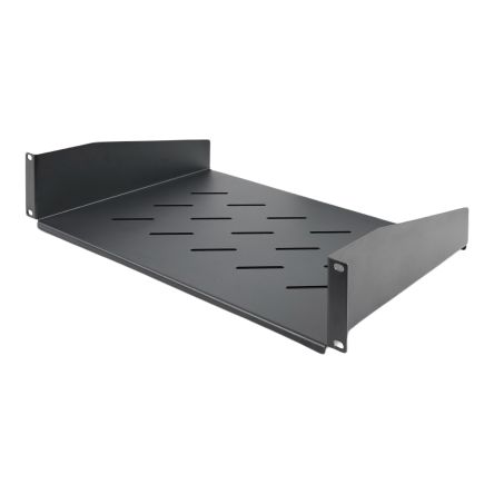 StarTech.com CABSHELFV2U Series Black Shelf, 2U, 11.3kg Load, 483mm x 315mm [CABSHELFV2U-12-RACK]; 533-454