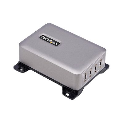 StarTech.com 4 Port USB C USB C USB C Hub, AC Adapter Powered, 17.4 x 18.5 x 5.8cm [424DUK-USB-C-CHARGER]; 533-464