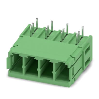 Phoenix Contact PC 5/.-GU Series Solder PCB Header, 4 Contact(s), 7.62 mm Pitch, 1 Row(s), Shrouded [1720709]; 535-287