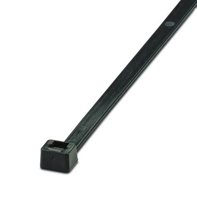 Phoenix Contact Cable Ties, Standard, 365mm x 7.8 mm, Black Polyamide, Pk-100 [3240775]; 535-291