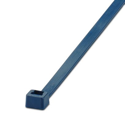 Phoenix Contact Cable Ties, Standard, 365mm x 7.5 mm, Blue Polyamide, Pk-100 [3240800]; 535-295