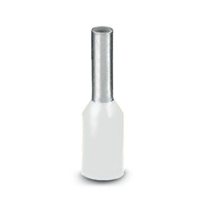 Phoenix Contact Insulated Ferrule, 6mm Pin Length, 1.3mm Pin Diameter, White [3201314]; 535-315
