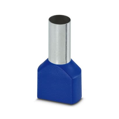Phoenix Contact Insulated Ferrule, 16mm Pin Length, 8.5mm Pin Diameter, Blue [3202847]; 535-320