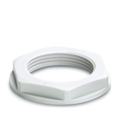 Phoenix Contact Light Grey Cable Gland Locknut, M40mm Thread [1417664]; 535-350