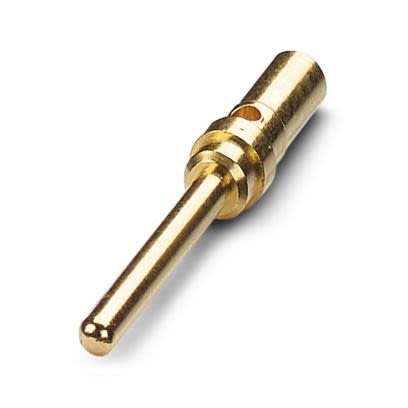 Phoenix Contact Male Crimp D-sub Connector Contact, Gold over Nickel Pin, 28 → 24 AWG [1418784]; 535-352