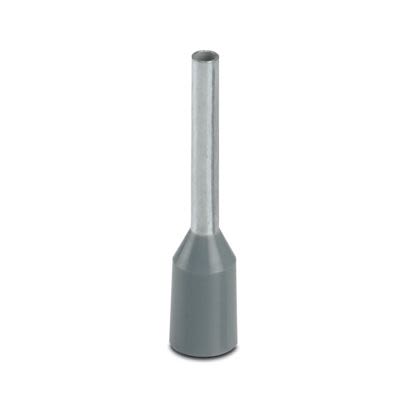 Phoenix Contact Insulated Ferrule, 10mm Pin Length, 1.3mm Pin Diameter, Grey [3203163]; 535-400