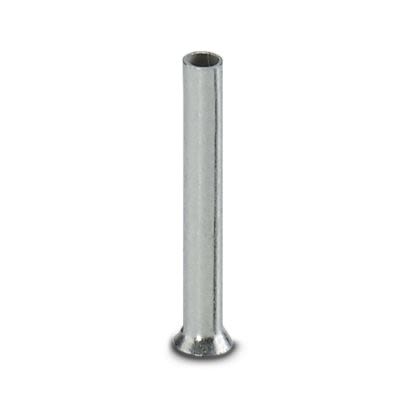 Phoenix Contact Ferrule, 10mm Pin Length, 1mm Pin Diameter, Silver [3202494]; 535-432
