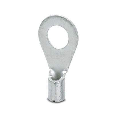Phoenix Contact Uninsulated Ring Terminal, M5mm Stud Size, Silver [3240079]; 535-443