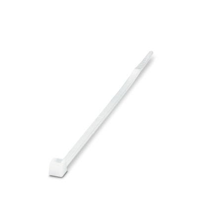 Phoenix Contact Cable Ties, Standard, 98mm x 2.5 mm, Clear Polyamide, Pk-100 [3240732]; 535-460