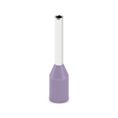 Phoenix Contact Insulated Ferrule, 6mm Pin Length, 0.8mm Pin Diameter, Violet [2100146]; 535-465