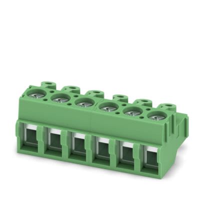 Phoenix Contact PCB Terminal Block, 6-Contact, 5mm Pitch, Push-In, 1-Row, Socket Termination [1934900]; 535-482