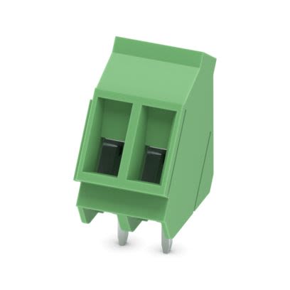 Phoenix Contact PCB Terminal Block, 2-Contact, 5mm Pitch, Wave Soldering, 1-Row, Plug In, Screw Termination [1713024]; 535-520