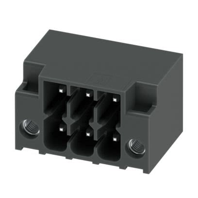 Phoenix Contact Straight Wave Soldering Mount PCB Header, 6 Contact(s), 3.5 mm Pitch, 2 Row(s), Shrouded [1787027]; 535-700