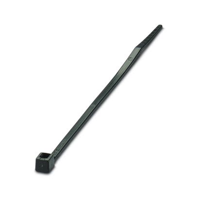 Phoenix Contact Cable Ties, Standard, 98mm x 2.5 mm, Black Polyamide, Pk-100 [3240781]; 535-707