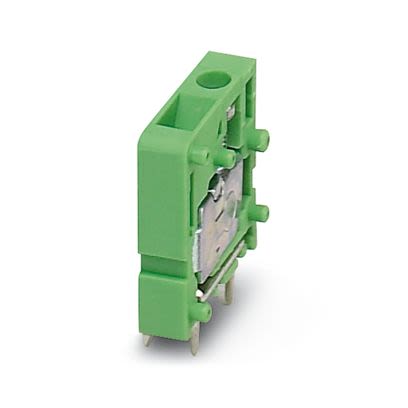 Phoenix Contact PCB Terminal Block, 1-Contact, 5mm Pitch, Wave Soldering, 1-Row, Plug In, Screw Termination [1700309]; 535-722