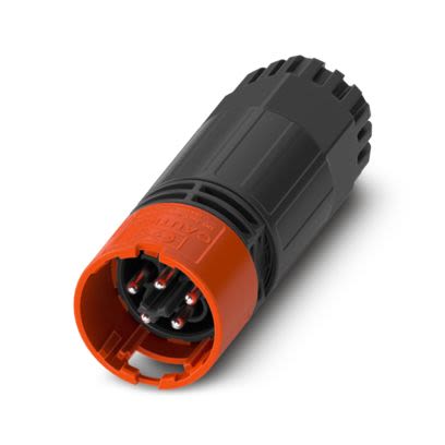 Phoenix Contact PRC Series, Male, Screw Solar Connector, Cable CSA, 2.5mm², Rated At 20A, 600 V PRC 20/5 [1308660]; 535-797