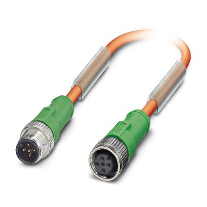 Phoenix Contact Straight Male 5 way M12 to Straight Male 5 way M12 Sensor Actuator Cable, 2m [1694062]; 535-835