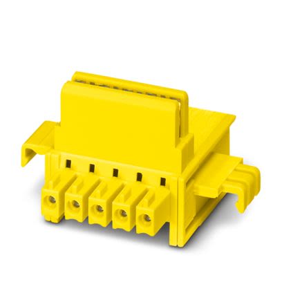 Phoenix Contact ME Series DIN Rail Bus Connector for Use with Safety Relays, 8A [1225375]; 535-920