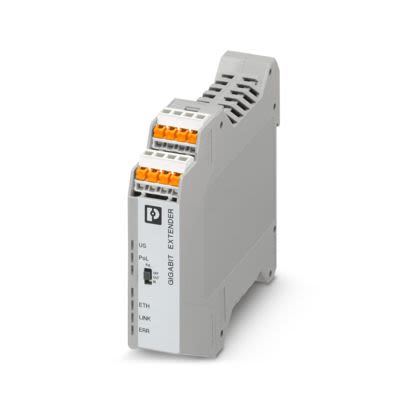 Phoenix Contact RJ45 Ethernet Extender, Single Mode, 1000Mbit/s, Single Mode [1319321]; 535-945