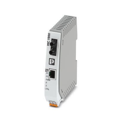 Phoenix Contact RJ45 Media Converter, Multi Mode, 10 → 100Mbit/s, Multi Mode [1329818]; 535-946