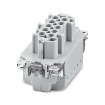 Phoenix Contact Heavy Duty Power Connector Insert, 16A, Socket, HC-B Series, 10 Contacts [1350017]; 535-949