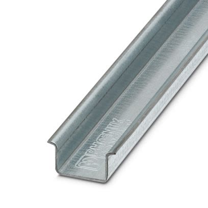 Phoenix Contact Steel DIN Rail, 3000mm x 35mm x 15mm [3240065]; 535-973
