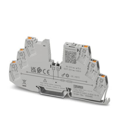 Phoenix Contact Electronic Circuit Breaker 630mA 24V PTCB E1, 1 channels , DIN Rail [1464485]; 535-993