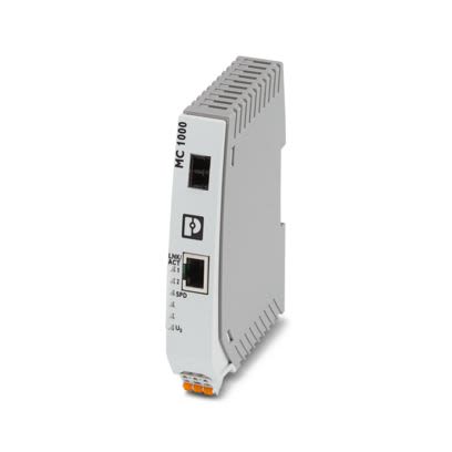 Phoenix Contact RJ45 Media Converter, Multi Mode, 10 → 100Mbit/s, Multi Mode [1329819]; 536-040