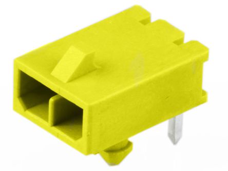 Molex 21576 Series Right Angle Through Hole PCB Header, 3 Contact(s), 3 mm Pitch, 1 Row(s), Shrouded [2157601043]; 536-197