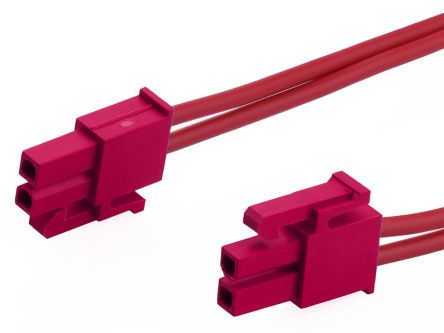 Molex 2 Way Female Crimped Terminal to 2 Way Female Crimped Terminal Wire to Board Cable Assembly, 600mm [2261961024]; 536-251