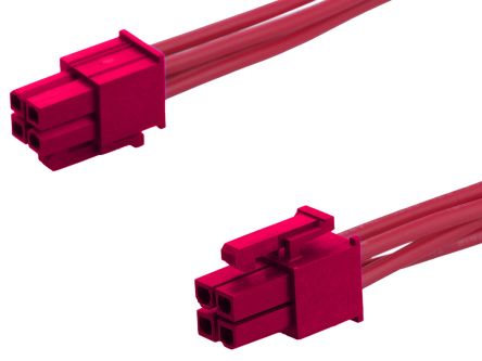Molex 4 Way Female Crimped Terminal to 4 Way Female Crimped Terminal Wire to Board Cable Assembly, 600mm [2261961044]; 536-257