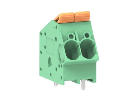 Molex 221392 Series PCB Terminal Block, 2-Contact, 7.5mm Pitch, PCB Mount, 1-Row, Through Hole Termination [2213920002]; 536-362
