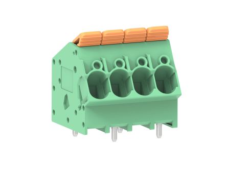 Molex 221392 Series PCB Terminal Block, 4-Contact, 7.5mm Pitch, PCB Mount, 1-Row, Through Hole Termination [2213920004]; 536-364