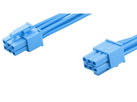 Molex 6 Way Female Crimped Terminal to 6 Way Female Crimped Terminal Wire to Board Cable Assembly, 600mm [2261962064]; 536-415