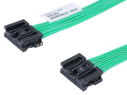 Molex 8 Way Female Crimped Terminal to 8 Way Female Crimped Terminal Wire to Board Cable Assembly, 300mm [2240501083]; 536-551