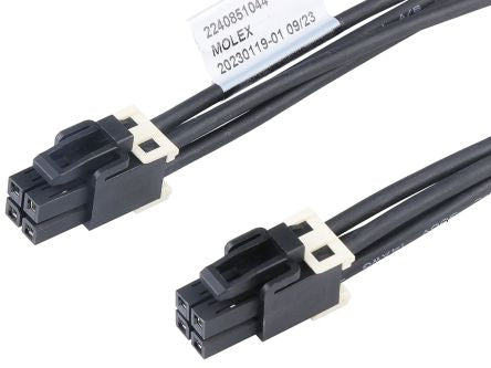 Molex 4 Way Female Crimped Terminal to 4 Way Female Crimped Terminal Wire to Board Cable Assembly, 150mm [2240851042]; 536-569
