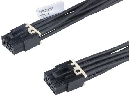 Molex 8 Way Female Crimped Terminal to 8 Way Female Crimped Terminal Wire to Board Cable Assembly, 150mm [2240851082]; 536-577