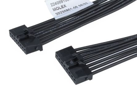 Molex 8 Way Female Crimped Terminal to 8 Way Female Crimped Terminal Wire to Board Cable Assembly, 150mm [2240891082]; 536-597