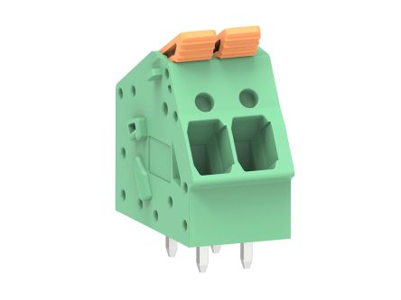 Molex 224929 Series PCB Terminal Block, 2-Contact, 5mm Pitch, PCB Mount, 1-Row, Through Hole Termination [2249290002]; 536-624