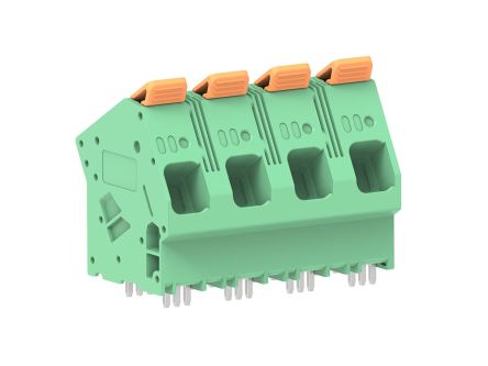 Molex 224933 Series PCB Terminal Block, 4-Contact, 15mm Pitch, PCB Mount, 1-Row, Through Hole Termination [2249330004]; 536-627