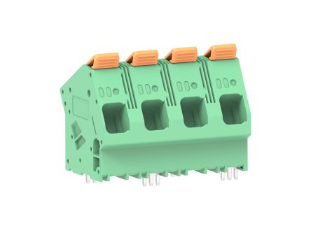 Molex 224934 Series PCB Terminal Block, 4-Contact, 15mm Pitch, PCB Mount, 1-Row, Through Hole Termination [2249340004]; 536-632
