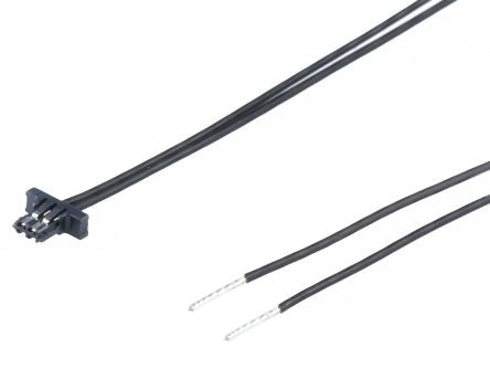 Molex 2 Way Female Crimped Terminal to 2 Way Male Pigtail Wire to Board Cable Assembly, 300mm [2263921023]; 536-646