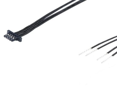 Molex 6 Way Female Crimped Terminal to 6 Way Male Pigtail Wire to Board Cable Assembly, 600mm [2263921064]; 536-662